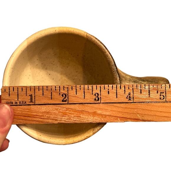 Vintage 70s Salishan Cup Saucer Set Jim McBride Fabrik Stoneware Speckled Earthy - Picture 5 of 10